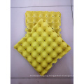 Disposable waterproof Pulp egg tray chicken egg cartons 30 holes yellow colors